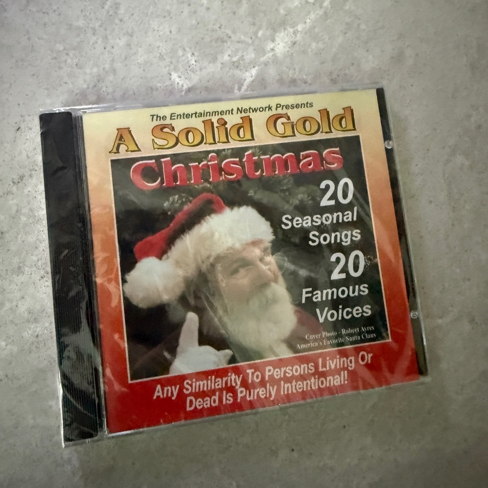 New sealed rare vintage A Solid Gold Christmas CD